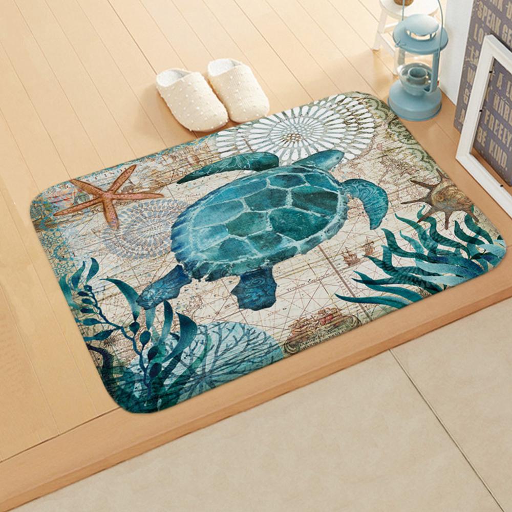 3D Home letter Print Doormats Rectangle Non-Slip Door Mat Bedroom Kitchen Entrance Print Floor Mat modern Door Mats: 03