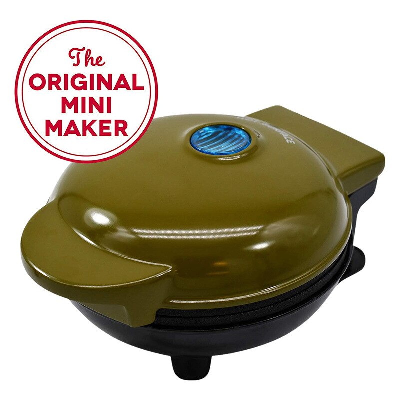 4 Inch Mini Wafelijzer Machine Panini Taart Elektrische Maker Biscuit Pizza Maker Ontbijt Machine Bakken Pan Ei Broodjes oven