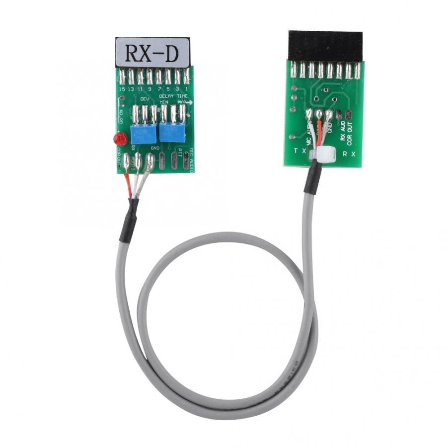 Cable conector de repetidor de Radio TX/RX-D, retardo de tiempo para Motorola GM300, GM338, GM3188, GM3688, Walkie Talkie Ham, transceptor de Radio Hf