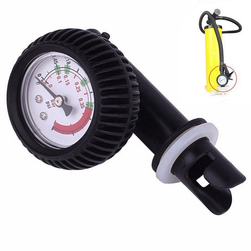 Luchtdrukmeter Thermometer Connector Voor Opblaasbare Boot Kajak Vlot Surfen Outdoor Tool