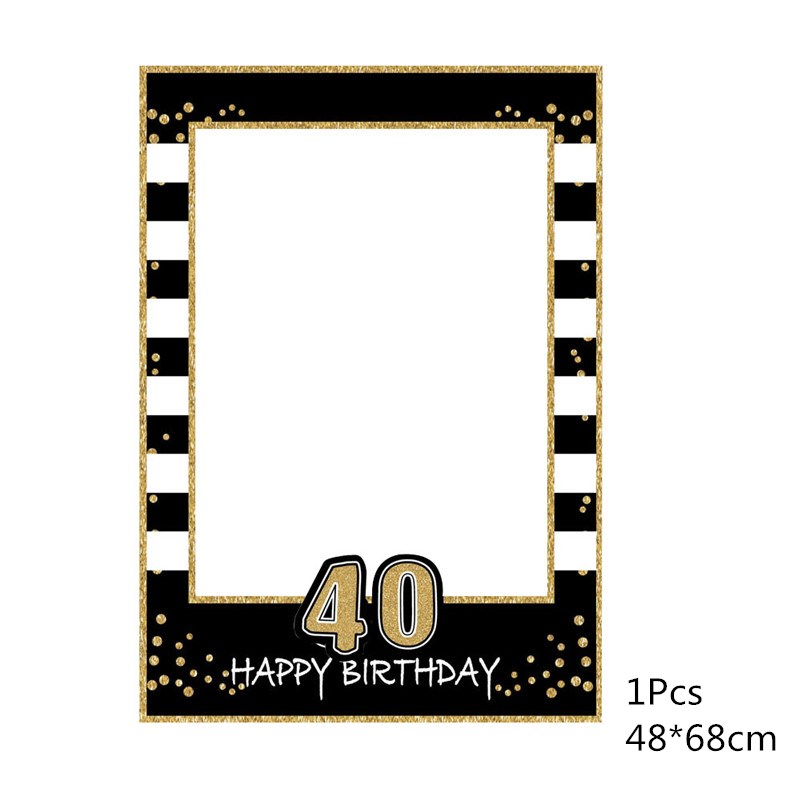 1 pz Buon Compleanno foto cabina Puntelli cornice per Bambini per Adulti Festa di Compleanno arredamento 1st 2nd 16th 18th 21st 30th Photobooth Puntelli Supplie: MULTI
