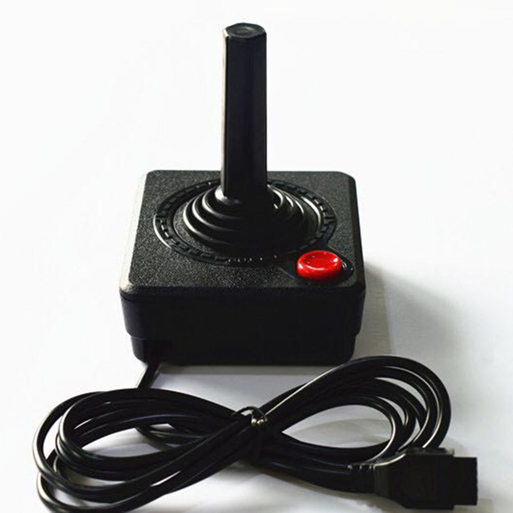 Upgraded 1.5M Gaming Joystick Controller For Atari 2600 game rocker With 4-way Lever And Single Action Button Retro Gamepad