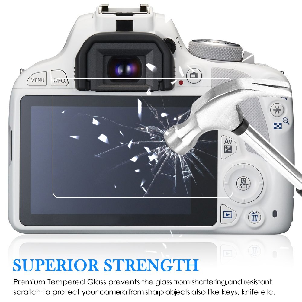 Camera Lcd Screen Protector Optical Gehard Glas Beschermende Guard Waterdicht Voor Canon Dslr 5DIV 5 Diii 1300D 80D 700D 200D 77D