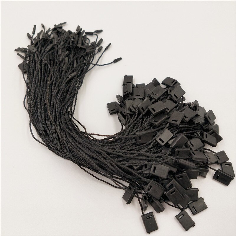 Accessoires de vêtement corde/ligne pour la maison | 200 pièces, accessoires décoratifs à boucle de laçage, bouton de pression suspendu, grain du fil: black