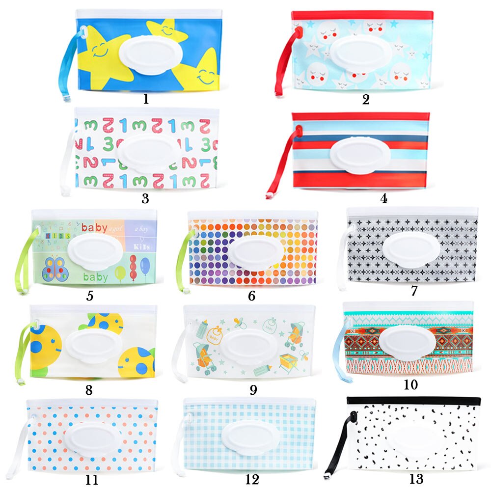 New EVA Baby Wet salviette custodia porta salviette uso riutilizzabile borsa per salviettine umidificate Flip Cover scatola per fazzoletti passeggino per esterni accessori