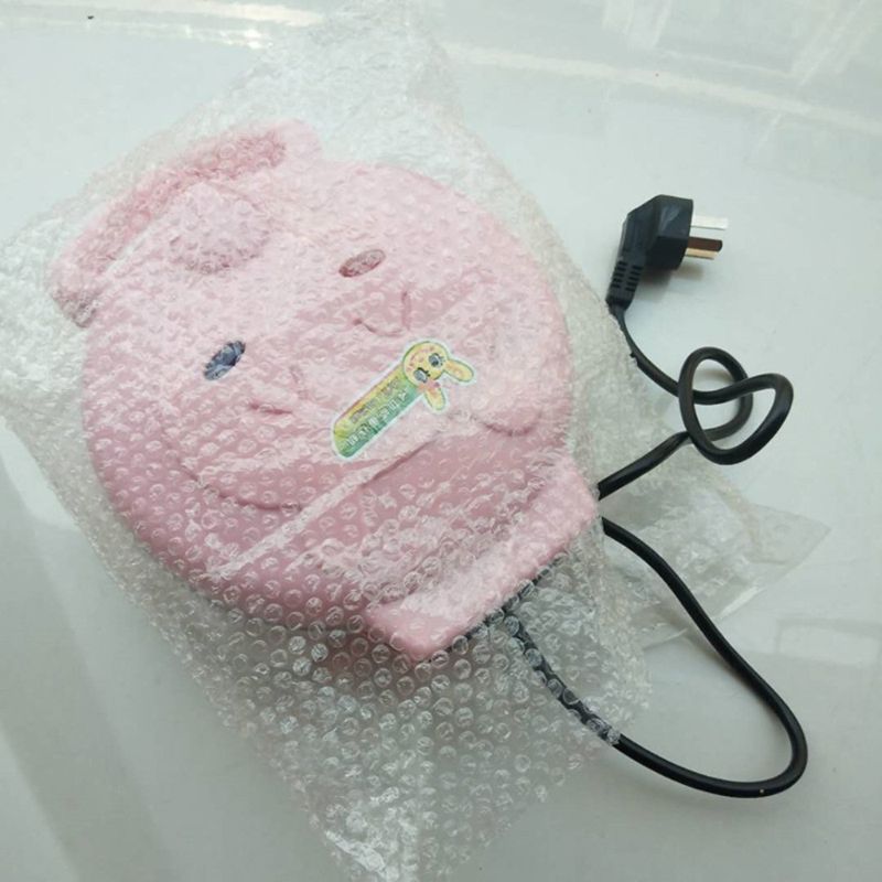 220V électrique automatique Machine à gâteau Mini dessin animé gaufre Sandwich cuisson petit déjeuner fabricant prise britannique