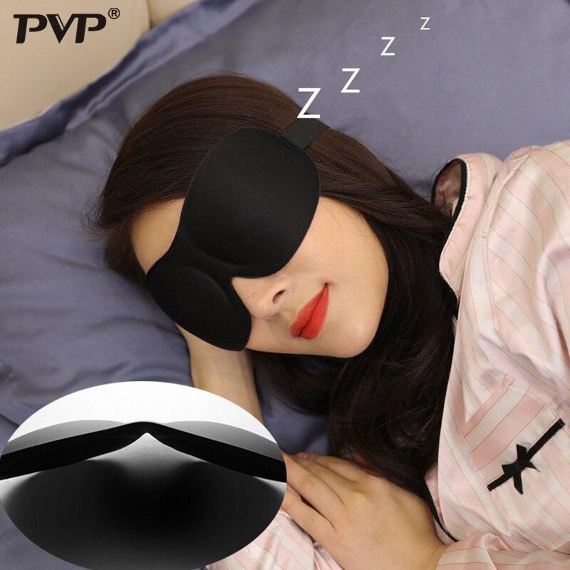 1Pcs 3D Sleep Mask Natural Sleeping Eye Mask Eyeshade Cover Shade Eye Patch Women Men Soft Portable Blindfold Travel Eyepatch