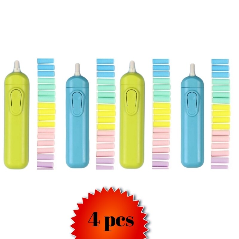 4'lu Sets Samen Soico Elektrische Gum Set, Elektrische Gum, Batterij Calisan Gum, Vervangbare Pen Kaucuklu O