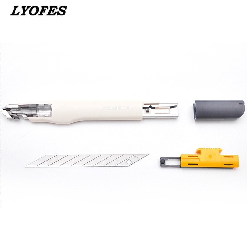 Utility Knife Box Cutter Knives Japanese Stationery Knife Precision with Blades Paper Cutter Metal Work Art Knife