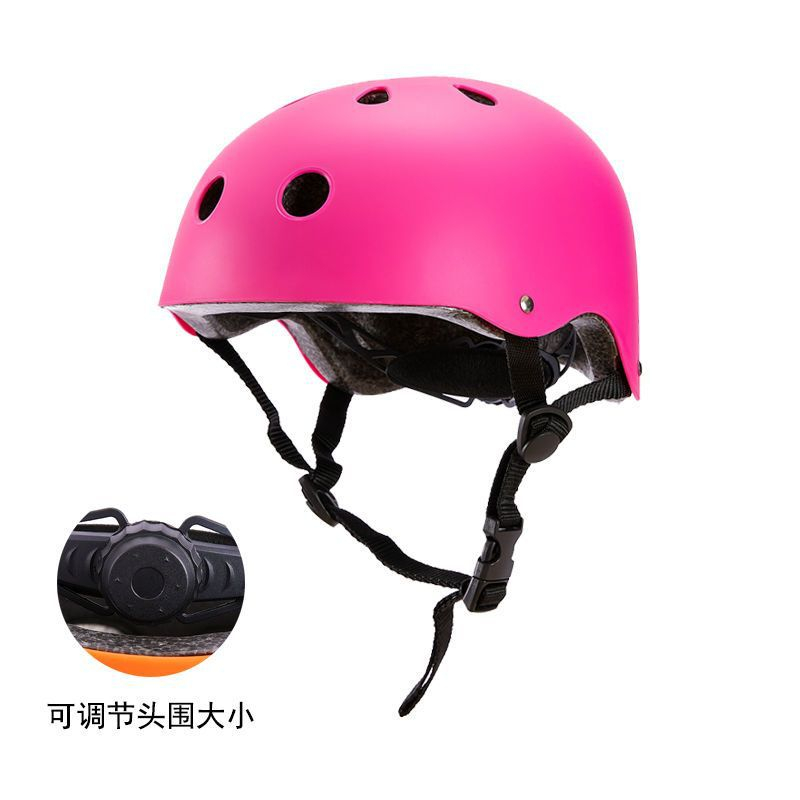 Electric Scooter Round Bike Helmet Cycling Skateboard Ski Child Sports Safety Bicycle Helmet Four Seasons Bike Accessories: S / Brown