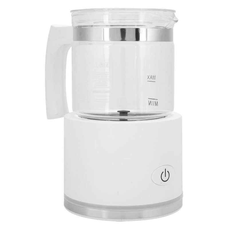 Espumador de leche automático, máquina de espuma de leche fría y , Espumador de leche desmontable, calentador de leche, fabricante de espuma EU 220V