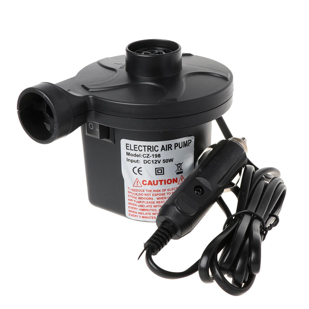 50W Pompa di aria Elettrica Pompa Portatile Materasso Ad aria Pompa di Gonfiaggio Deflatore per Gommoni