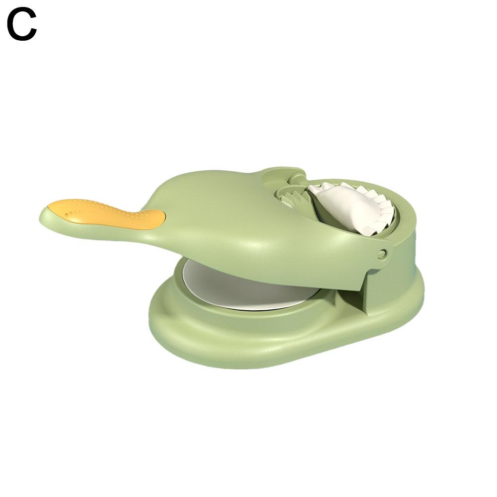 Máquina para hacer dumplings 2 en 1, Kit DIY, prensador de envoltorio Manual, ahorro de trabajo, raviolis, Empanadas, máquina moladora de piel de masa, utensilios de cocina: Transparente