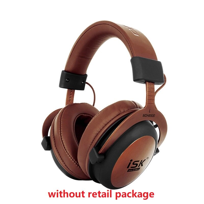 ISK MDH8500 genuine HIFI stereo fully enclosed dynamic headphone studio monitor recording headphones DJ headset: no retail package