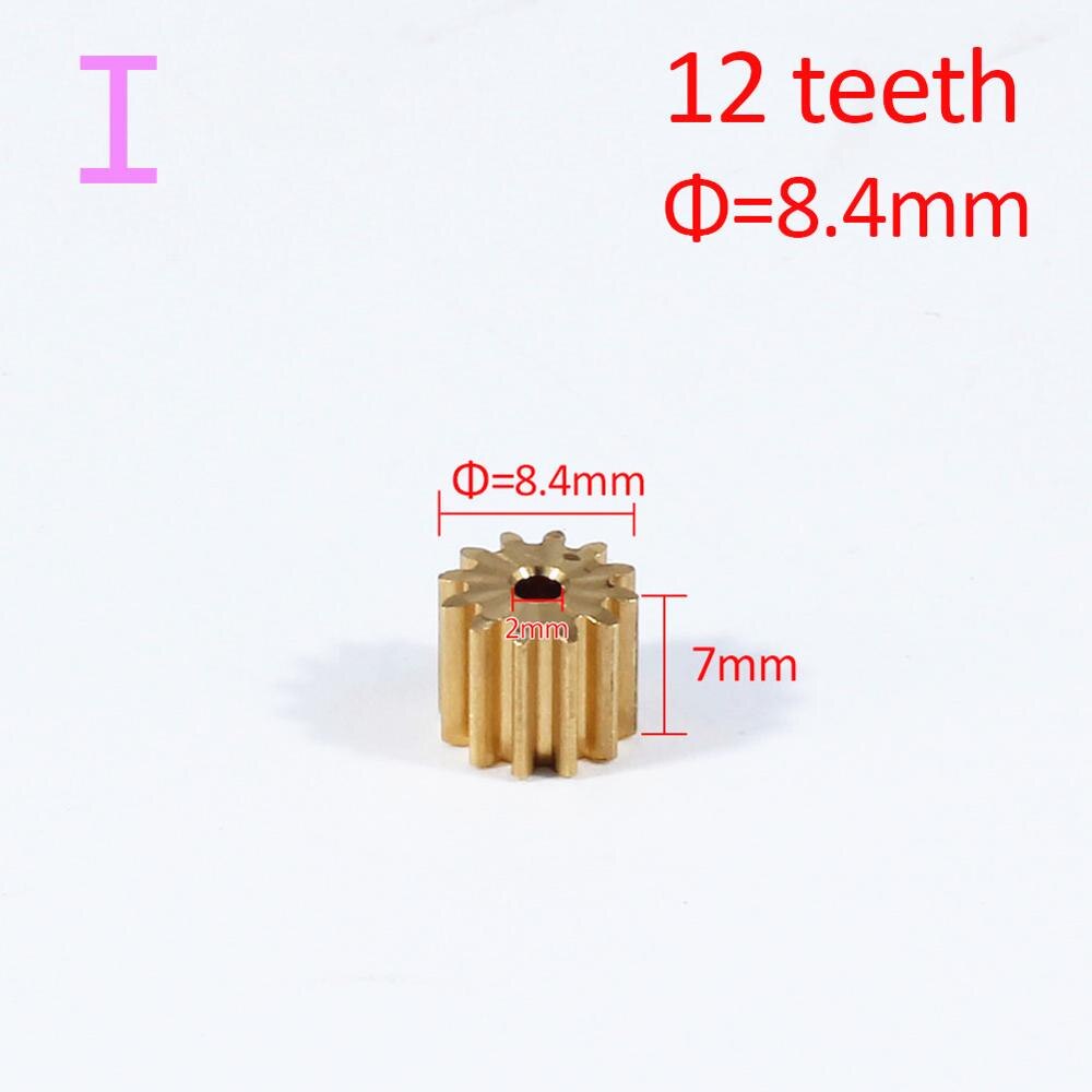 Azgiant 1Pcs 8/9/10/11/12 Tanden Koperen Auto Motor Gear Voor FC280 260 130 140 motor Internationale Standaard Universele: I