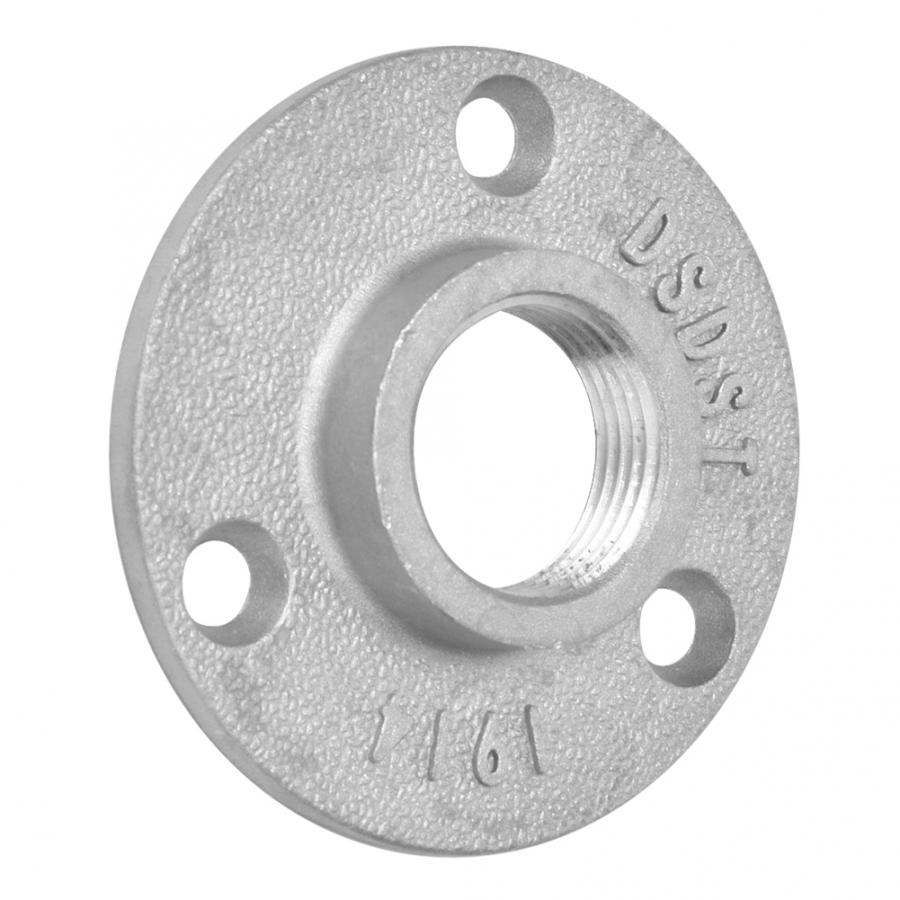 10Stck DN20 3-Löcher Flansche Basis Rohr Armaturen Aluminium Legierung Gewinde Rohr Flansch Befestigung Regal Basis flansch flanschbearbeitung