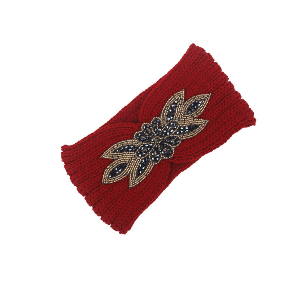 Varma hårband stickade pannband ringar ullgarn huvudbonad flätare hårvård styling premiummaterial bekväma