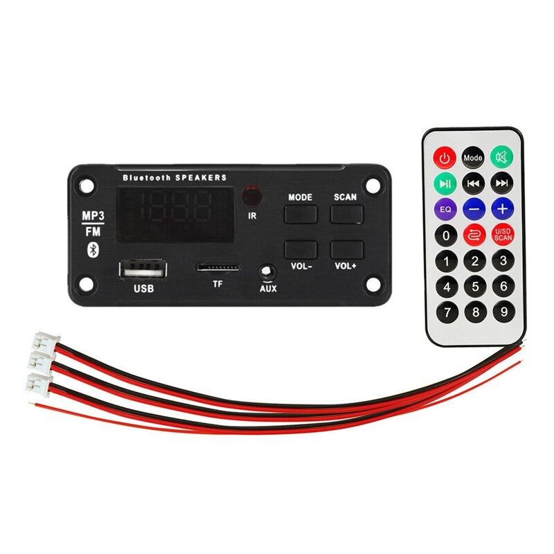 MP3 Bluetooth Decoder Board 2X25W USB FM Radio TF USB 3,5 MM AUX Musik Player für Auto Zubehör DIY KIT
