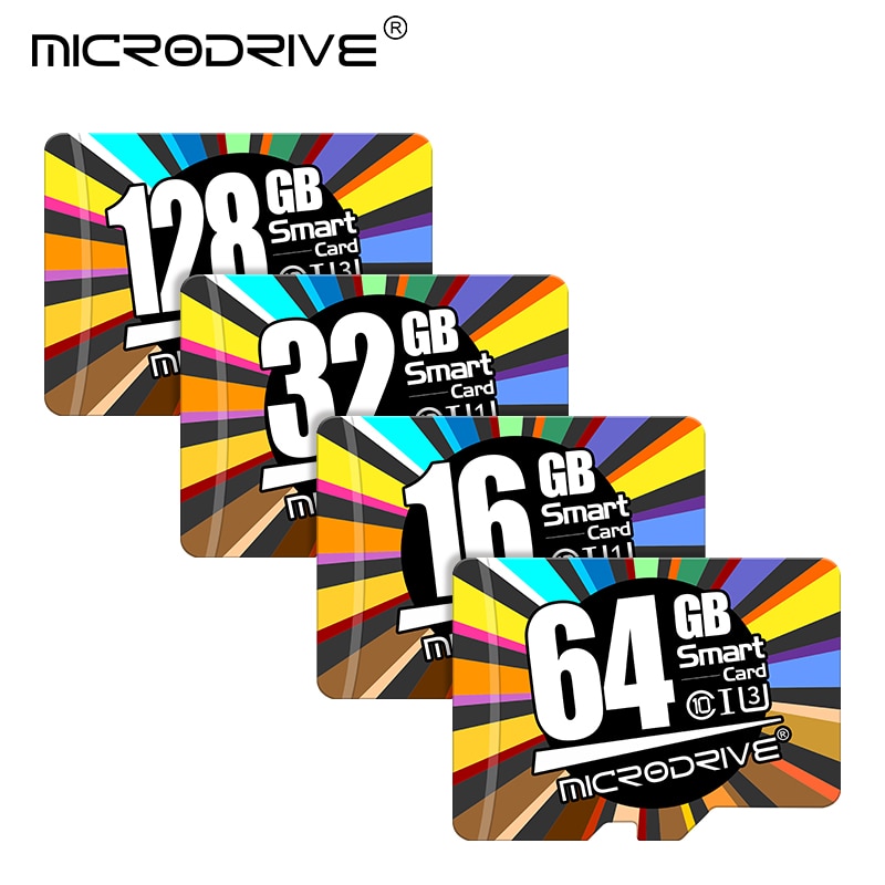 Micro sd-kort 128gb mini flash-kort 16gb 32gb klasse 10 hukommelseskort 64gb tf-kort cartao de memoria til gratis adapter