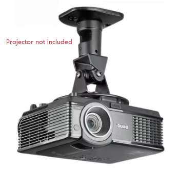 D-mount DL-PM3S aluminum universal projector mount ceiling bracket 10kg full motion 360 rotate: black