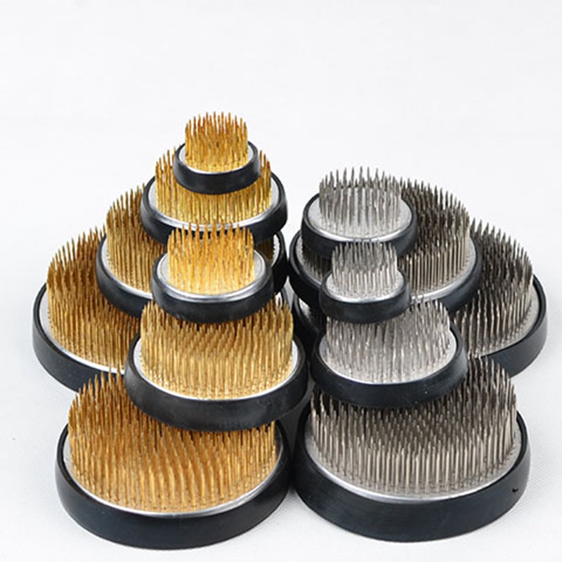 Naald bloem basis houder puntige kikker vaste gereedschappen bloemstuk speld japan ishizaki kenzans japanse ikebana kenzan