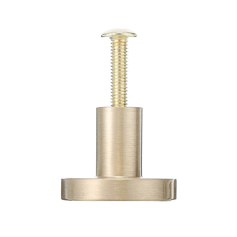 Ronde Messing Dresser Knoppen Lade Trekt Handgrepen Kast Deurknop Handvat Eenvoudige Goud Keuken Hardware Pull