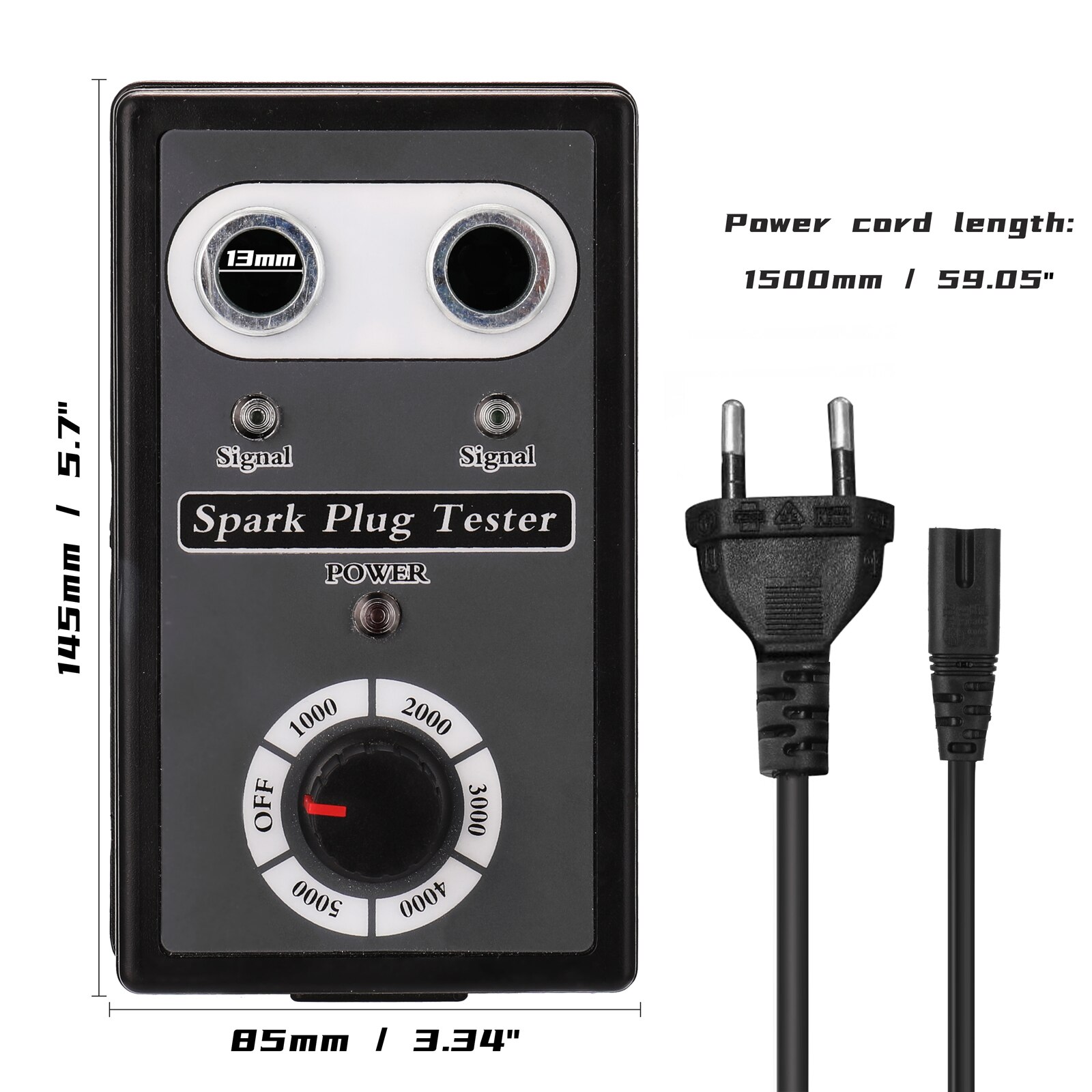 Automotive Diagnostic Scanner Gasoline Vehicle Plug Analyzer Spark Plugs Tester Dual Hole Analyzer Auto Repairing Tools