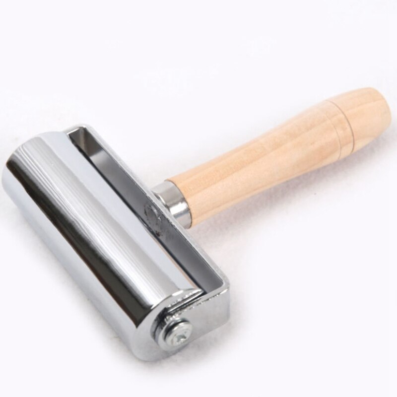 Rouleau de presse en cuir pour le cuir Rouleau de fer à plastifier pour passe-te Rouleau de presse en cuir pour le cuir Rouleau de fer à plastifier pour passe-te