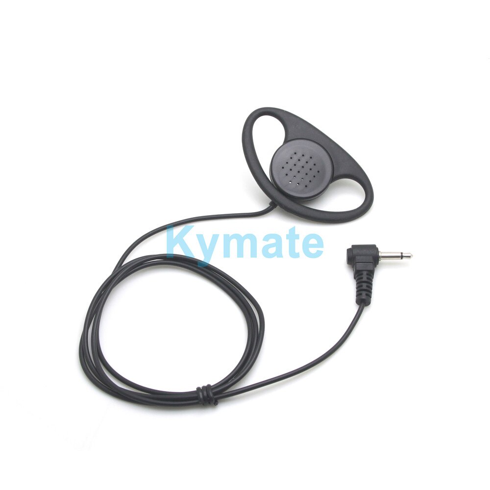 D-forme flambant neuf 3.5mm caché micro acoustique Tube écouteur casque 1 broche pour Moto Radio