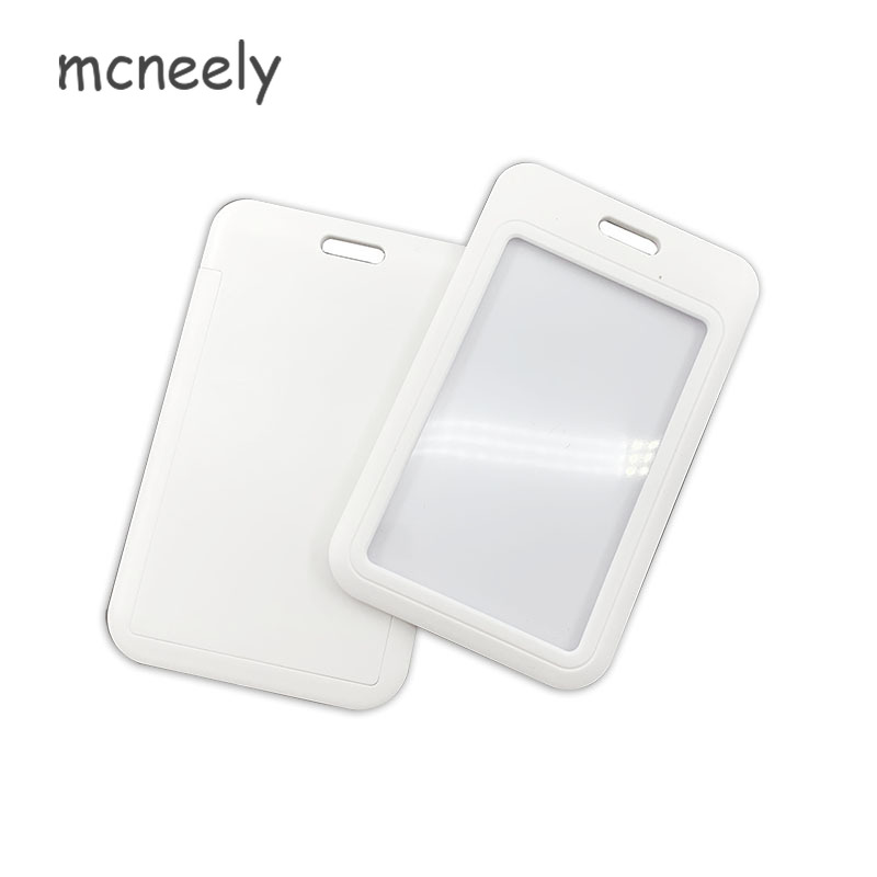 Witte Lanyard Credit Card Id Houder Tas Student Vrouwen Travel Card Cover Badge Auto Sleutelhanger Decoraties Diy