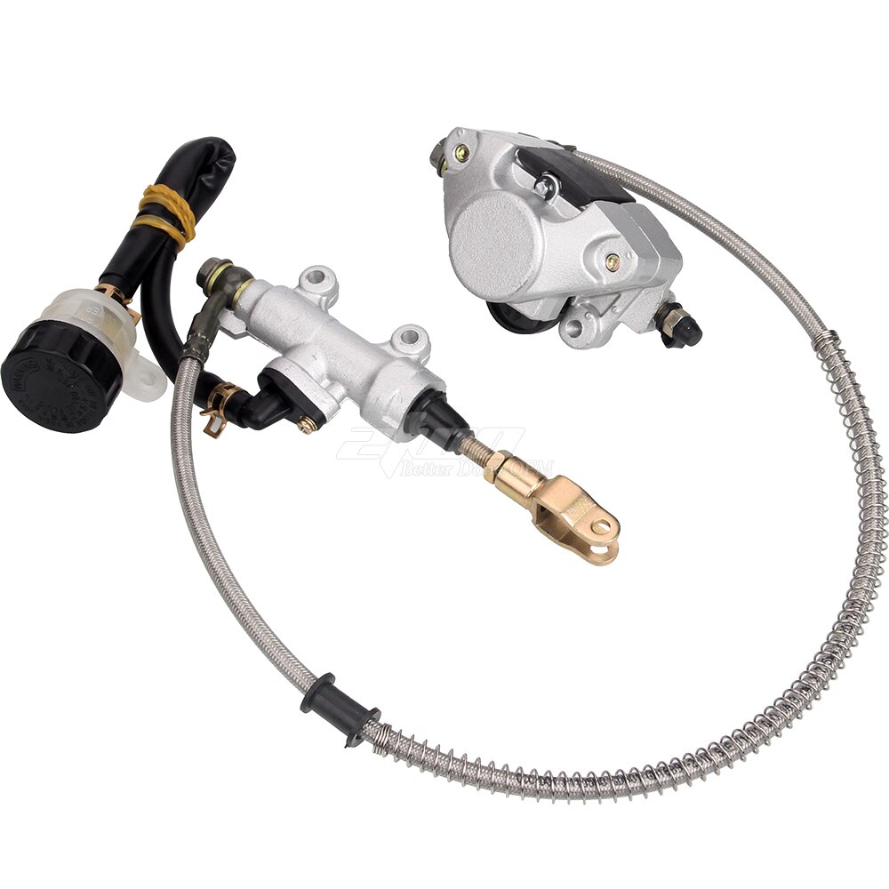Rear Disc Brake Master Assembly Hydraulic Caliper Fits for 150cc 200cc 250cc PIT PRO TaoTao Trail Dirt Quad Bike ATV