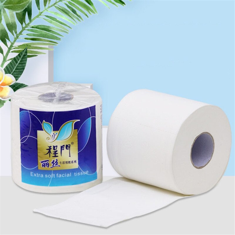 Rollos de papel higiénico suave de 4 capas para el hogar, rollo de papel higiénico suave sin olor, accesorios de cocina y baño