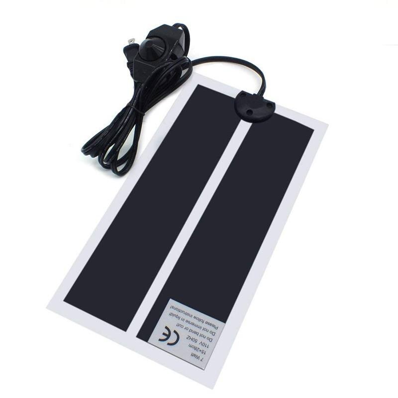 1 Piece Heating Pad 15x28 Cm 7w Reptile Brooder Incubator Pet Heating Pad Brewing Eu Plug For Dog Cat Bed Pet Material Amphibian