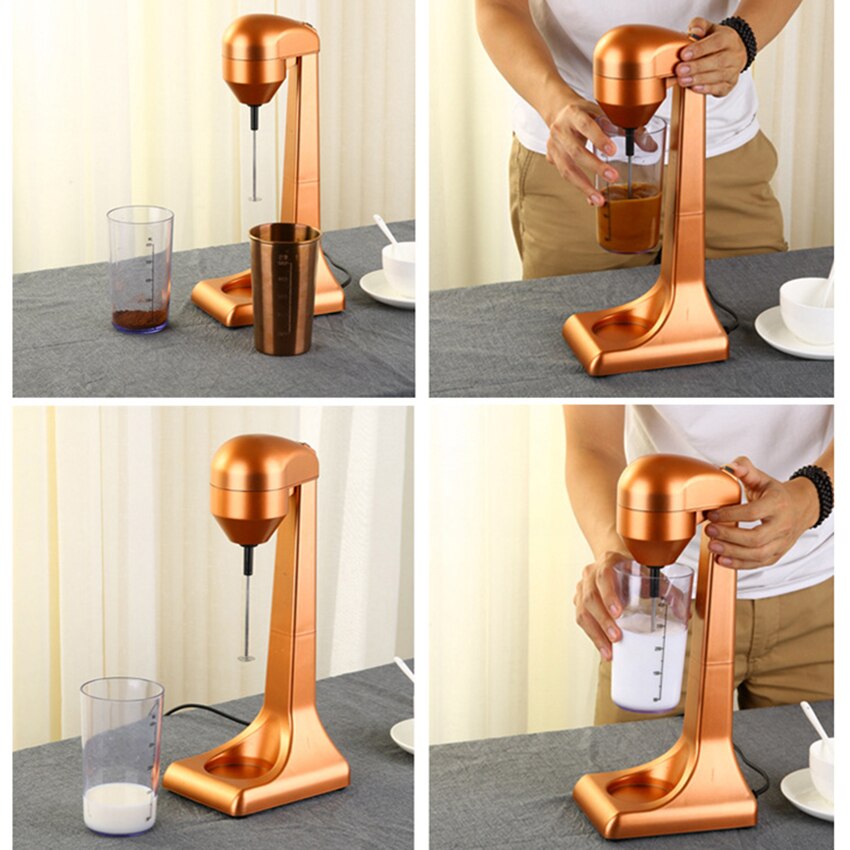 Espumador De Leche eléctrico De acero inoxidable para café Melkopschuimer Electrisch Montalatte 220V