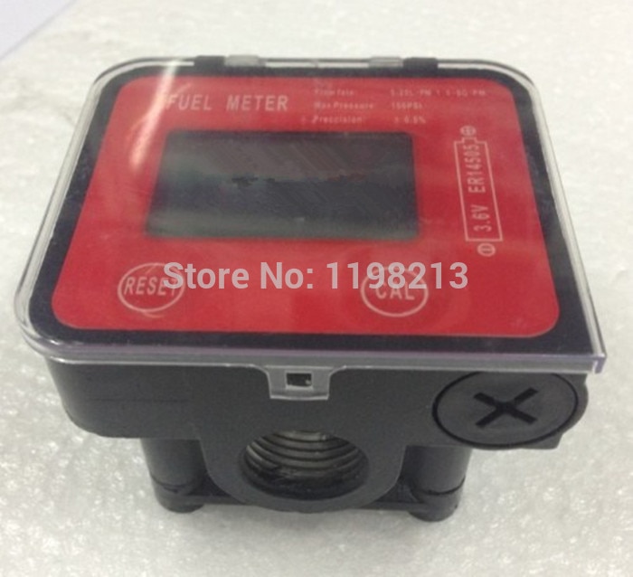 Digital Oval Gear Diesel Flow Meter Sensor Counter Indicator Flowmeter Viscous liquid,heavy oil,polyvinyl alcohol,resins G1/2