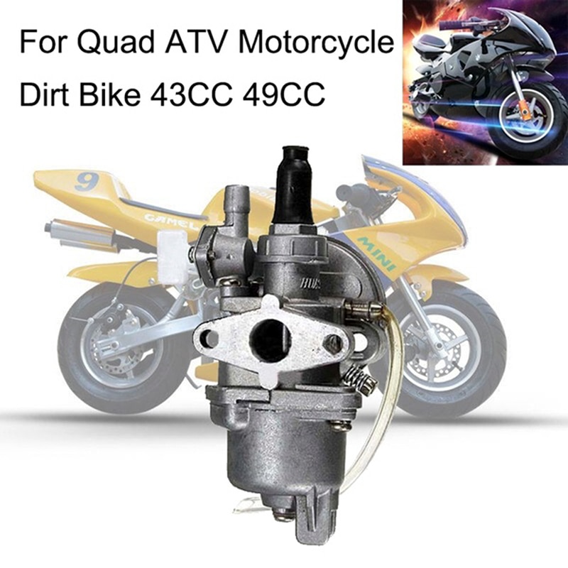 Pocket engine carb carburetor 2 stroke Mini Quad ATV Dirt Bike MiniMoto Go Kart Buggy Bike 47cc 49cc