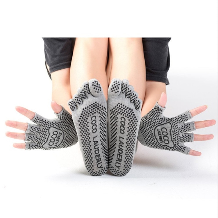 Summer Thin Five Toe Sock Slippers Women Lady Invisibility Socks Yuga Black Five Finger Socks Sport Girl With Gloves