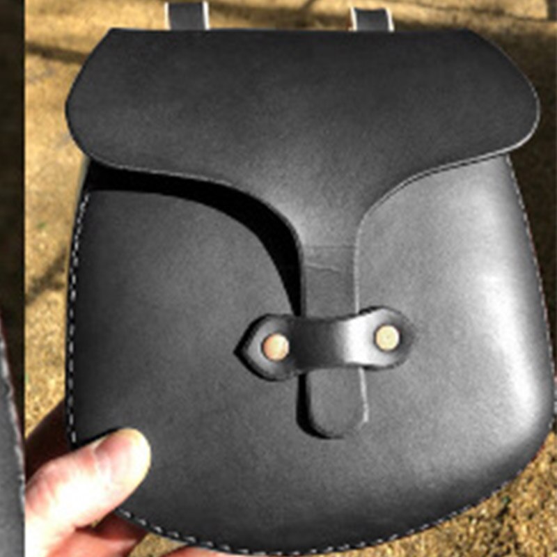 Mittelalterlichen Tasche Tasche Wikinger Tasche gürtel PU Leder Taille Brieftasche Steampunk Ritter Pirat Kostüm Getriebe Zubehör Cosplay Für Erwachsene