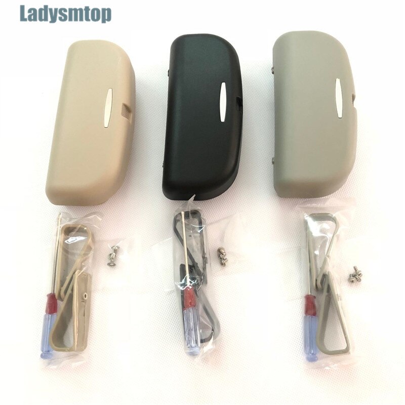 Ladysmtop Car Sunglasses Holder Glasses Case For Jeep Compass Grand Cherokee Commander Wrangler Rubicon SAHALA Patriot