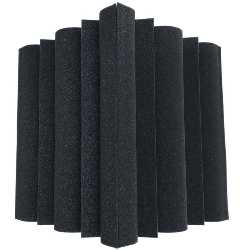 Espuma acústica 12*12*24cm da absorção sadia do estúdio do painel da armadilha do baixo de canto de 4 pces