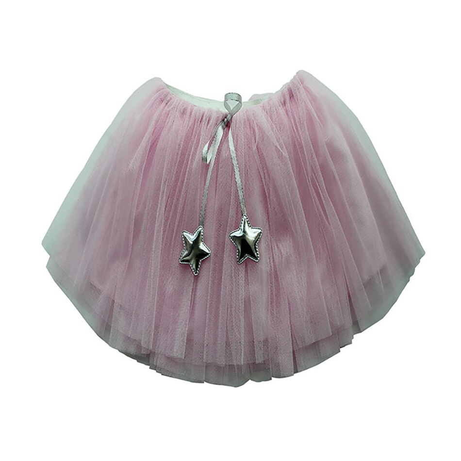 Jupe Tutu Asymétrique Pour Fille - Tulle Doux, Taille élastique - Pour Danse, Fêtes Ou Quotidien - Tailles 2 à 12 Ans