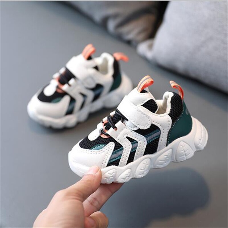 Baby Zachte Zolen Peuter Schoenen Jongen Meisje Comfortabele Antislip Schoenen Baby Ademend Mesh Sneakers Kinderen Casual schoenen: 1 / 24(Insole14cm)