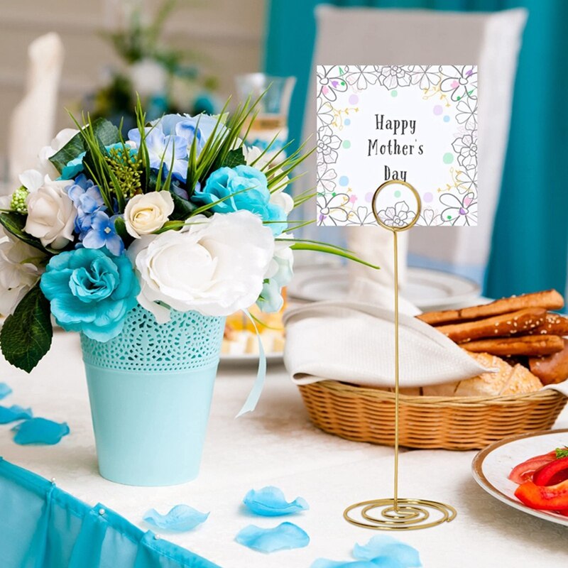 Tafel Nummer Houders 10 Stuks-8.75 Inch Plaats Kaarthouder Hoge Tafel Nummer Staat Voor Wedding Party Graduation Receptie