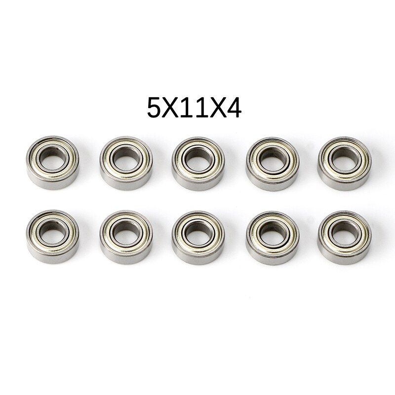 10Stck Kugellager 9x5x3mm 8x1 2x 3,5mm 7x11x3mm 5x11x4mm für Rc Hobby Modell Auto 1-12 Wltoys 12428 A959 Teile 0092 0093 0094 0095