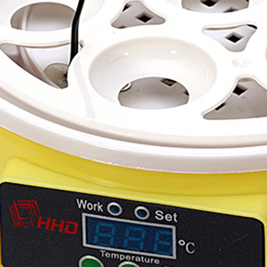 7 small incubator semi-intelligent egg incubators ABS Transparent Digital display Digital temperature controls