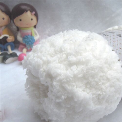 Crochet Yarn DIY Knitting Cashmere Yarn Soft Warm Baby Yarn For Hand Knitting Supplies Hand- Wool Coral Cashmere Plush: 4