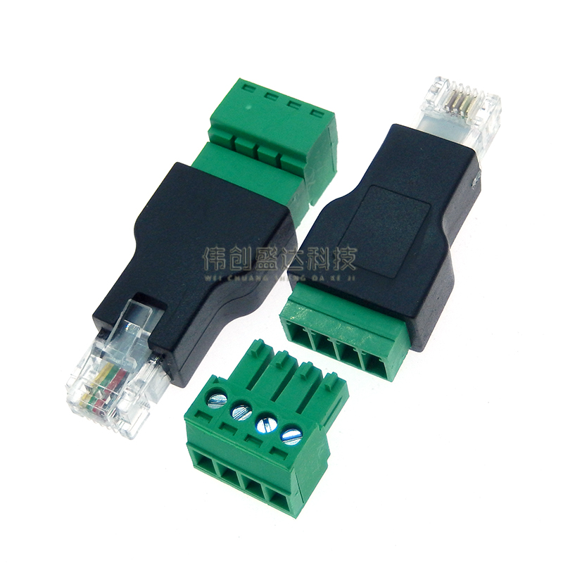 1pcs RJ45 To Screw Terminal Adaptor RJ45 Male/Female To 8 Pin Connector RJ45 Splitter For CCTV DVR CCTV Accessories: MULTI
