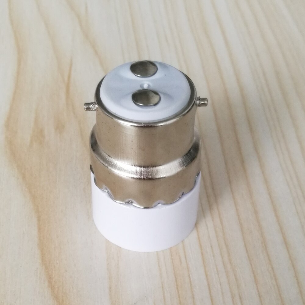 Enchufe convertidor de lámpara B22 para bombillas led, base de lámpara E14, B22 a E14, halógena