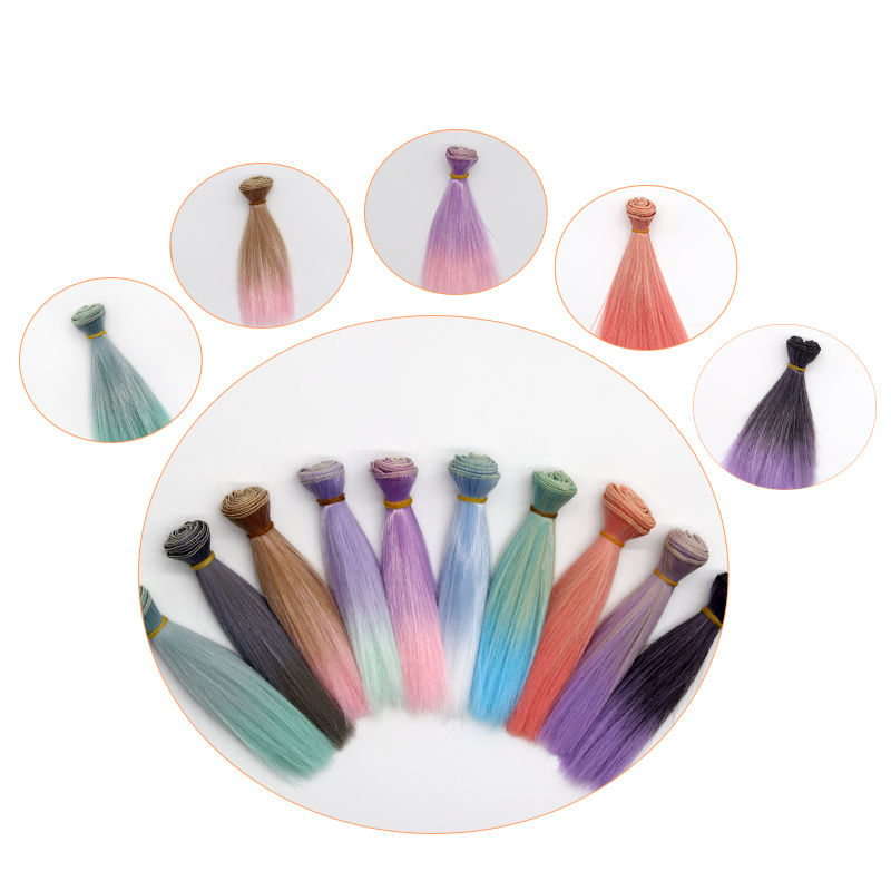 Msiredoll bjd wig Accessories 1piece 15*100CM or 25*100CM doll hair for 1/3 1/4 1/6 straight hair bjd wig diy