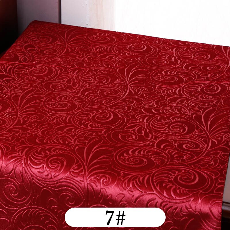 145cm Wide Embossed Golden Upholstery Velvet Fabric For Sofa Burnout Velvet Cloth Curtains Purple Grey Red by the Meter: 7